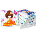 Wholesale Handmade Educational Toys  Mini White Frame Cartoon DIY 5D Kids Princess Diamond Painting Set for Children