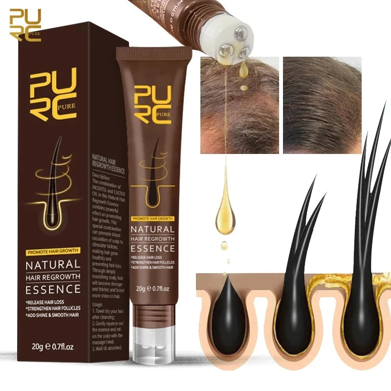 Hot Selling Natural Hair Growth Serum Oil Organic Hair Growth Products Anti Hair Loss Oil