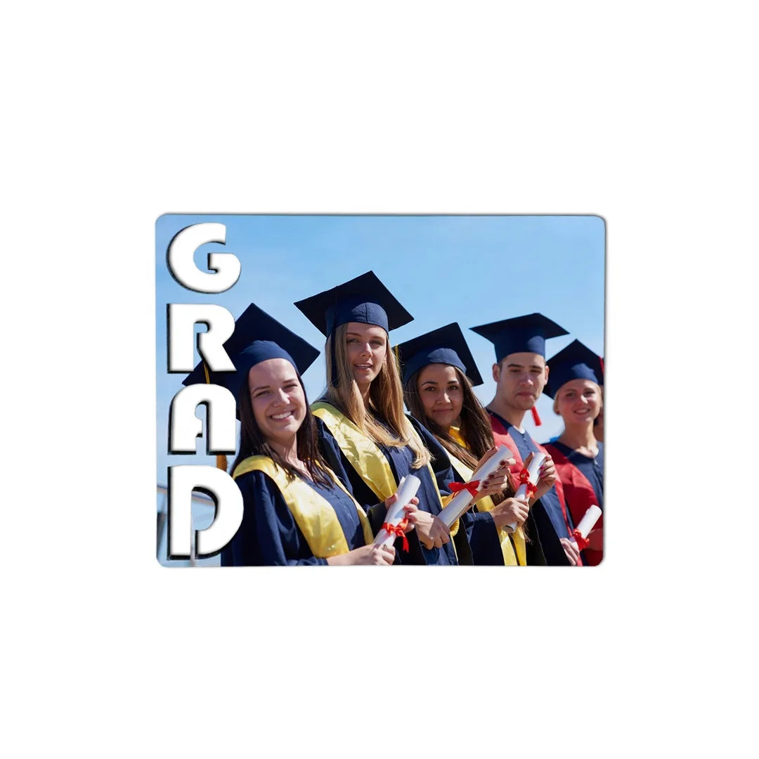 Factory Outlet Sublimation Grad Photo Frame Personalized Logo Wood Grad Insert Photo Panel