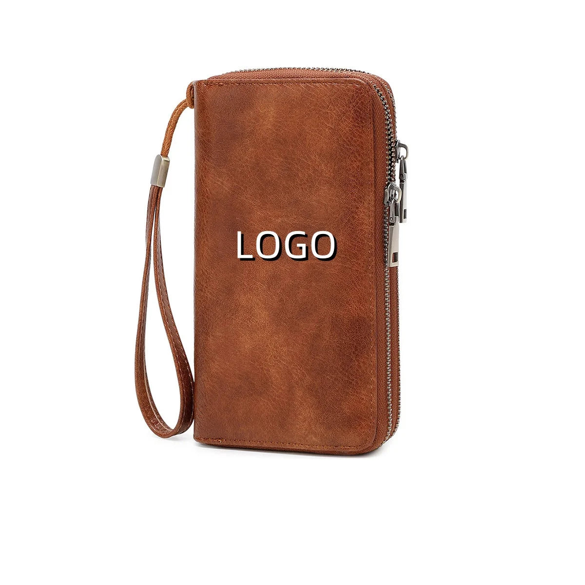 Multi-functional Pu Leather Male Business Large Capacity Anti-theft Combination Password Lock Wallet for Man