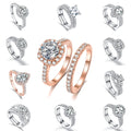 Wholesale 925 Silver Cubic Zirconia Jewelry Assorted Styles Bulk Supply for Boutiques & Retailers