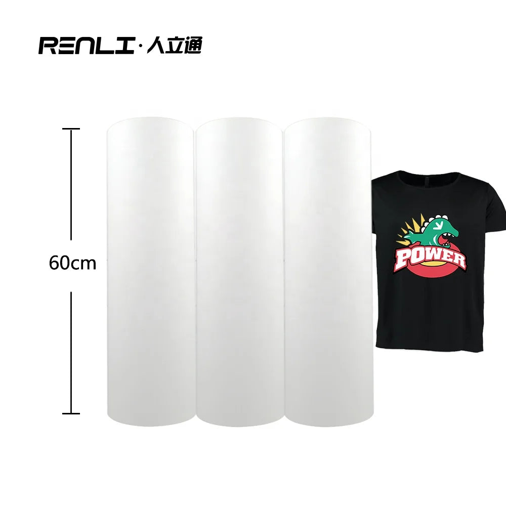 Renlitong PVC  Eco Solvent Printable Vinyl Iron on Vinyl Printable Heat Transfer Vinyl White Patterned Htv