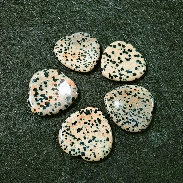 DIY Home use Wholesale Amethyst Thumb Stone | Dalmation jasper Worry Stone