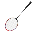 Professional High-Performance Carbon Fiber Badminton Racket Sports Enthusiast's Gear with Hardness Graphite PU Grip Material