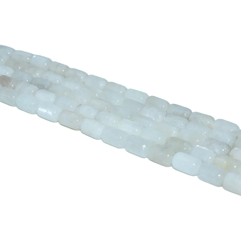 Wholesale 6*9mm Moon Stone Tube Beads Natural Gemstones for DIY Jewelry Making