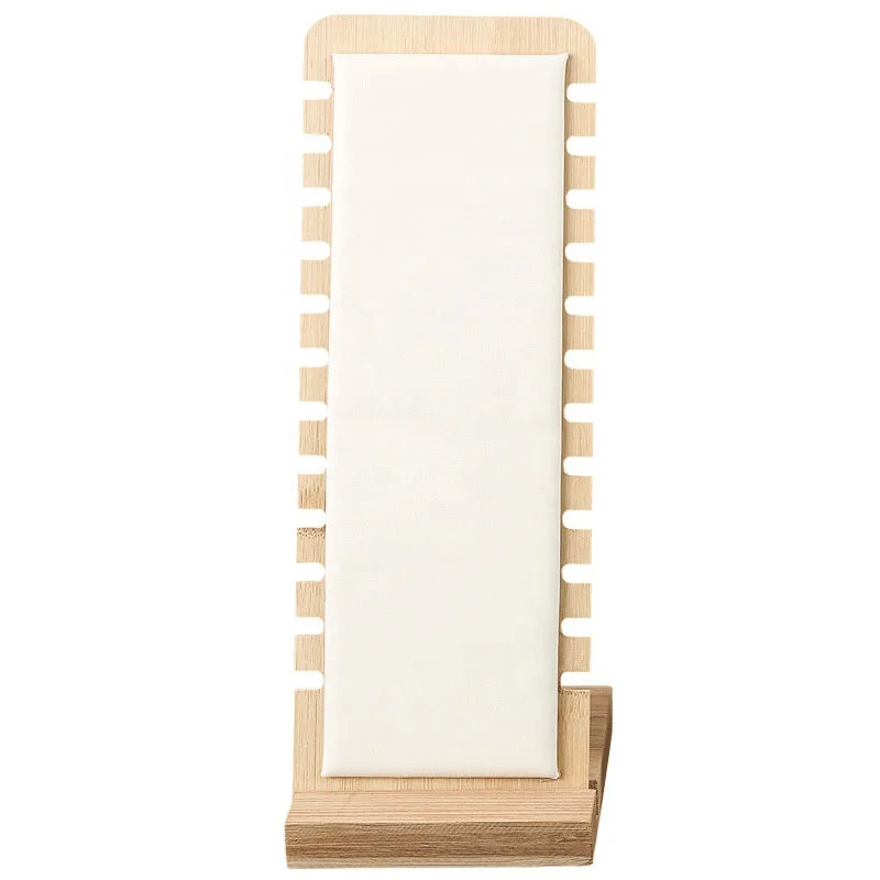 Natural Bamboo Necklace Jewelry Display Stand Craft