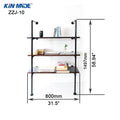 Kitchen Industrial Pipe Book Shelf Display Racks Storage Holders & Racks Black Metal Iron Multifunction Kitchen Stand Newly 1pcs
