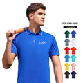 Golf Polo Shirt Custom Logo Printed Quick Dry Polos Plain Polyester  Mens Blank Golf Polo Shirt