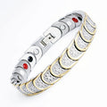 Creative Design 6 Color Stainless Steel Negative Germanium Magnetic Bracelet