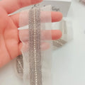 JFL081Manufacturers Spot Burst 12 Beads 1 Drill Copper Bead Chain Drill Chain Mesh Lace Clothing Accessories