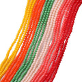 4x3mm Opal Color  Roundel DIY Accessories Glass Crystal Beads  Crystal Beads for Jewelry Making