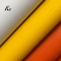 1.4mm Litchi Grain Waterproof  Pu Leather Cotton Velvet Base Fabric for Shoes Car Bag Imitation Microfiber Synthetic Leather