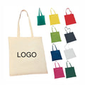 Wholesale Eco Friendly Recycle Cotton Tote Bag Customizable Logo Canvas Shopping Bag with Durable Construction
