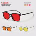 Fashion Light Retro Custom Logo Hot Sale Black TR90 Frame Unisex Eyewear Reading 99% Anti Blue Light Blocking Glasses
