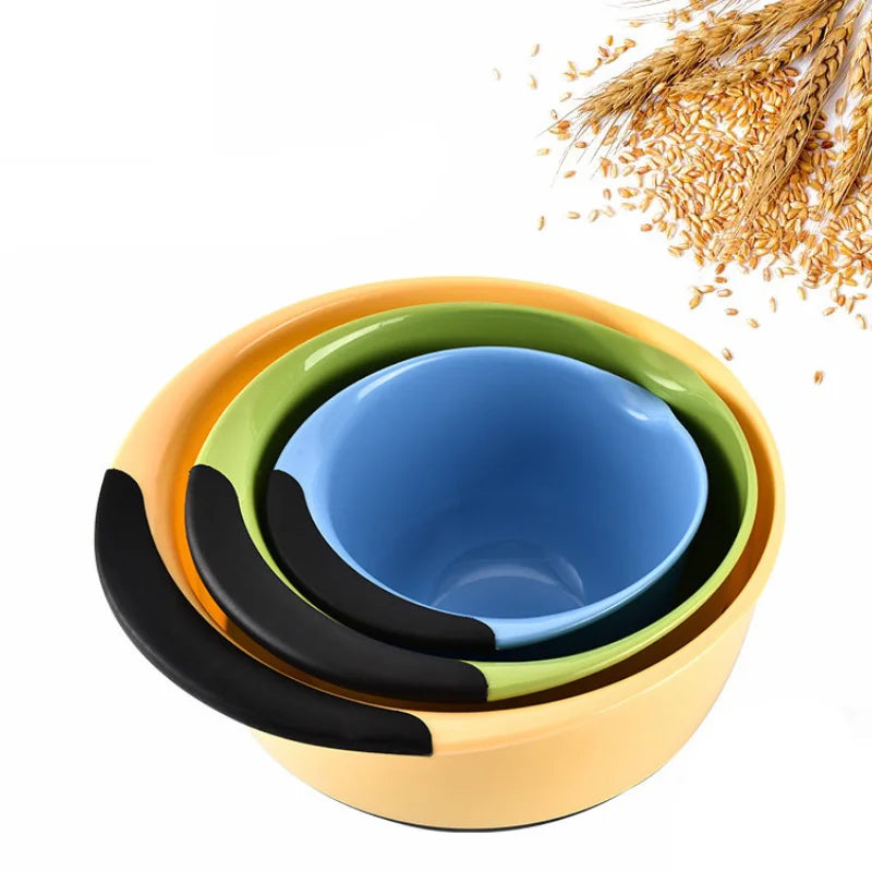 Wholesale Kitchen Tools 30cm 12inch 8 Inch Plastic PP Food Container Salad Mix Bowl Set