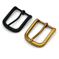 Cloxy 40mm Zinc Alloy Retro Heel Bar Belt Buckle Metal Vintage Pin Belt Buckle for Leather Antique Brass Belt Buckle for Men