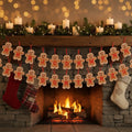 A-Z Gingerbread Man Doll Christmas Tree Hanging Ornament Xmas Home New Year Kids Gift Ball & Tree Decorative Pendants