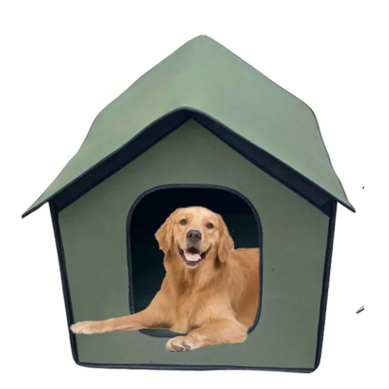 Collapsible Pet Shelter Waterproof Cat Litter Kennel Stray Cat Litter Outdoor Rainproof Dog House Cat House Villa Tent