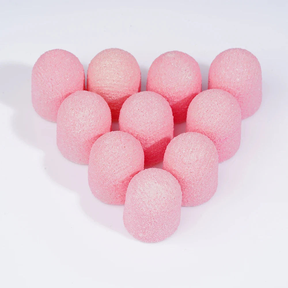 Wholesale Pedicure Sanding Caps  #80 #120 #180 Grits  Milling Tool Remove Cuticles for Feet Care