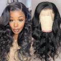 Wholesale HD Lace Front Wig 180% Density 26 Inch Body Wave 100% Human Hair Lace Frontal Glueless Wig for Beauty Women