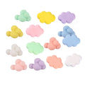 100pcs/lot Cheap Matt Colored Cloud Flatbck Resin Cabochon for Bottle Stationery
