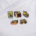 Frogs and Toads Enamel Pins Custom the LOVERS Travel Brooches Lapel Badges Animal Jewelry Gift for Friends
