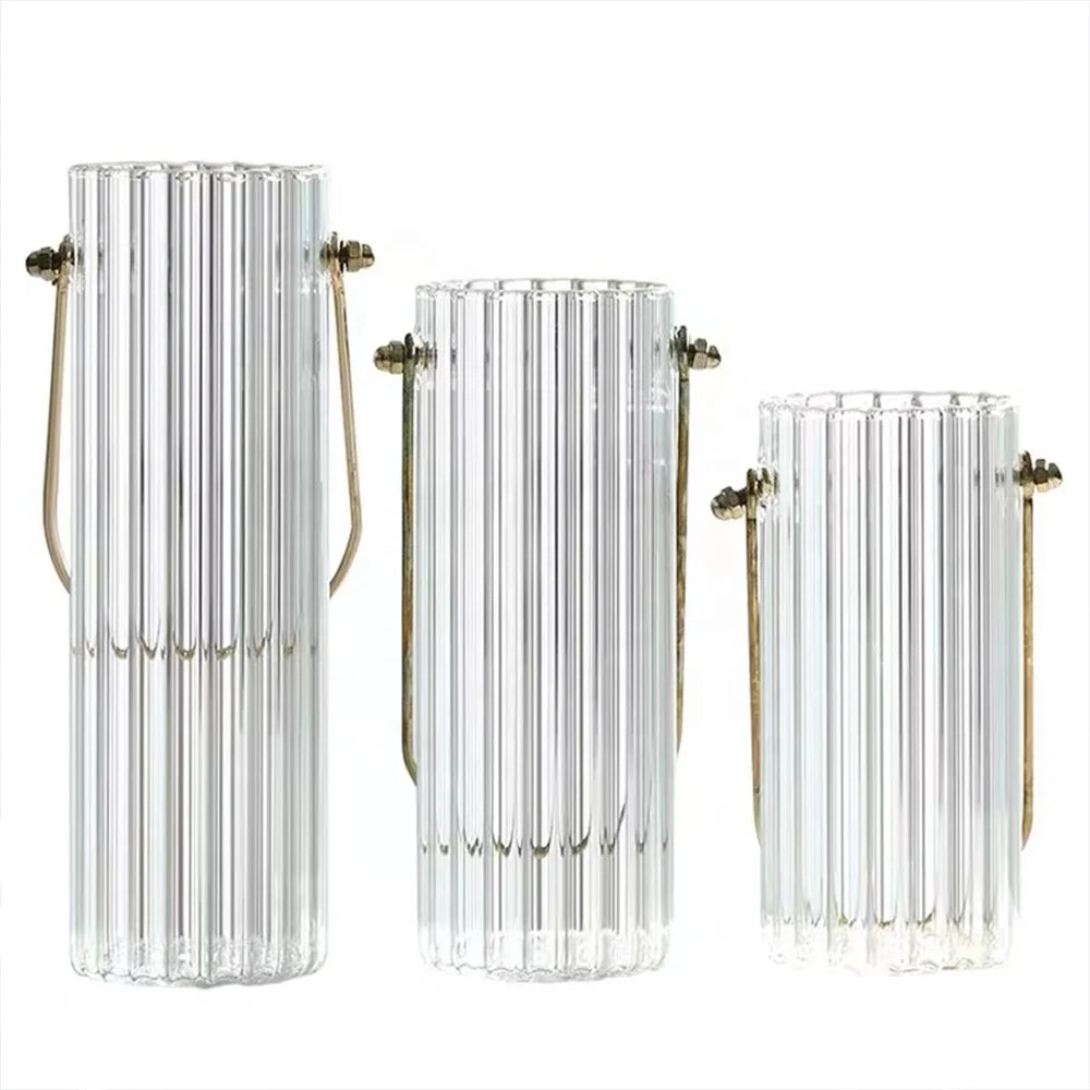 Hanging Glass Vases  in Bulk clear Vase Glass  Glass Flower Vase for Home Decor