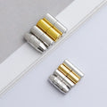 925 Sterling Silver Polishing Cylinder Screw Connecting Buckle for Bracelet Necklace Making
