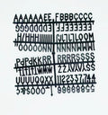 Available in Multiple Colors Plastic Letter Set for Changeable Felt Letter Boards. 0.75 Inch Letters Set of 147 Characters