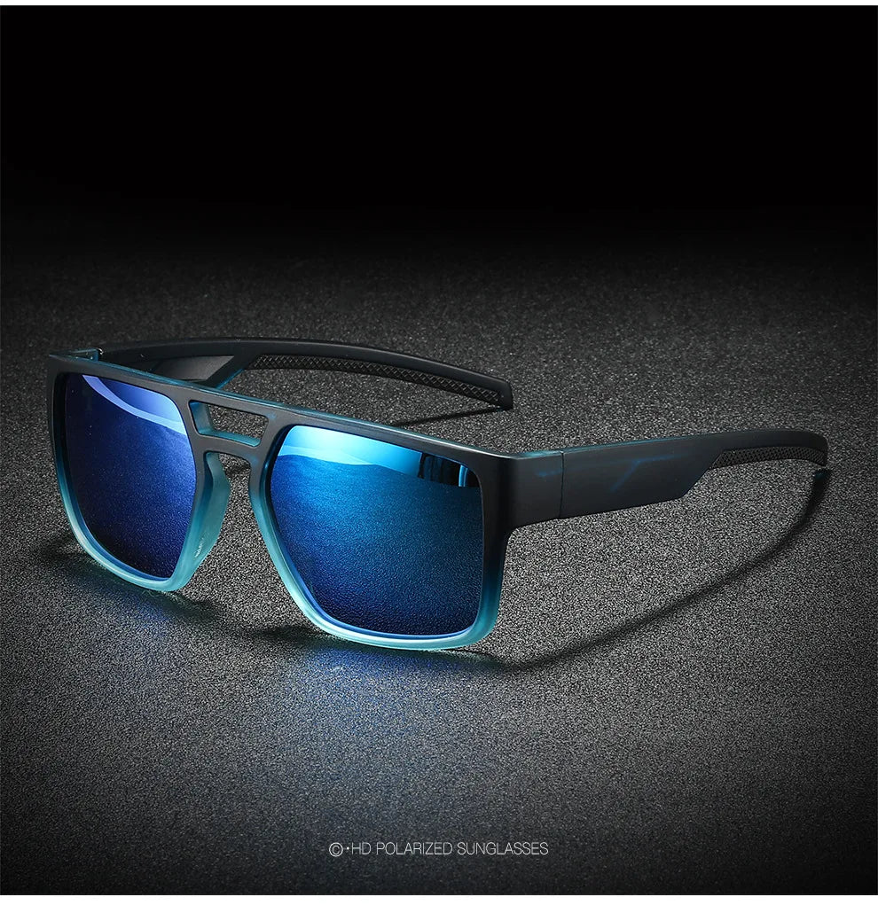 MLM High Quality Men's Square Polarized Sunglasses for Outdoor Sports Cycling Fishing Driving Cycling UV400 Eyewear