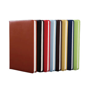 Customizable A5 Office School PU Notebooks Available in a Variety of Colors Leather Notebooks Lined Pages Smart
