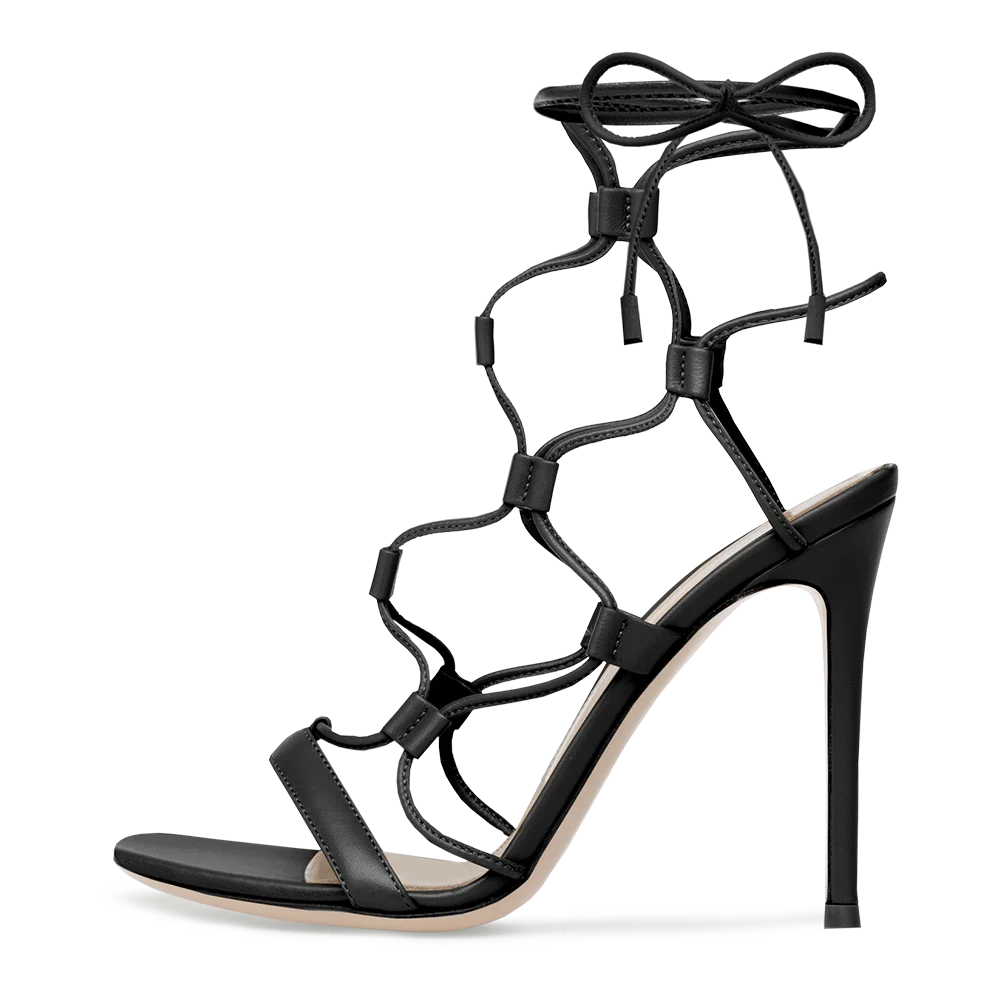 Women High Heel Strappy Sandals Trendy Heels Women 2021 Heeled Ladies Shoes