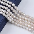 Zhuji Natural White 11-13mm Round Freshwater Pearl Strands Edison Loose Pearls Color for Sale