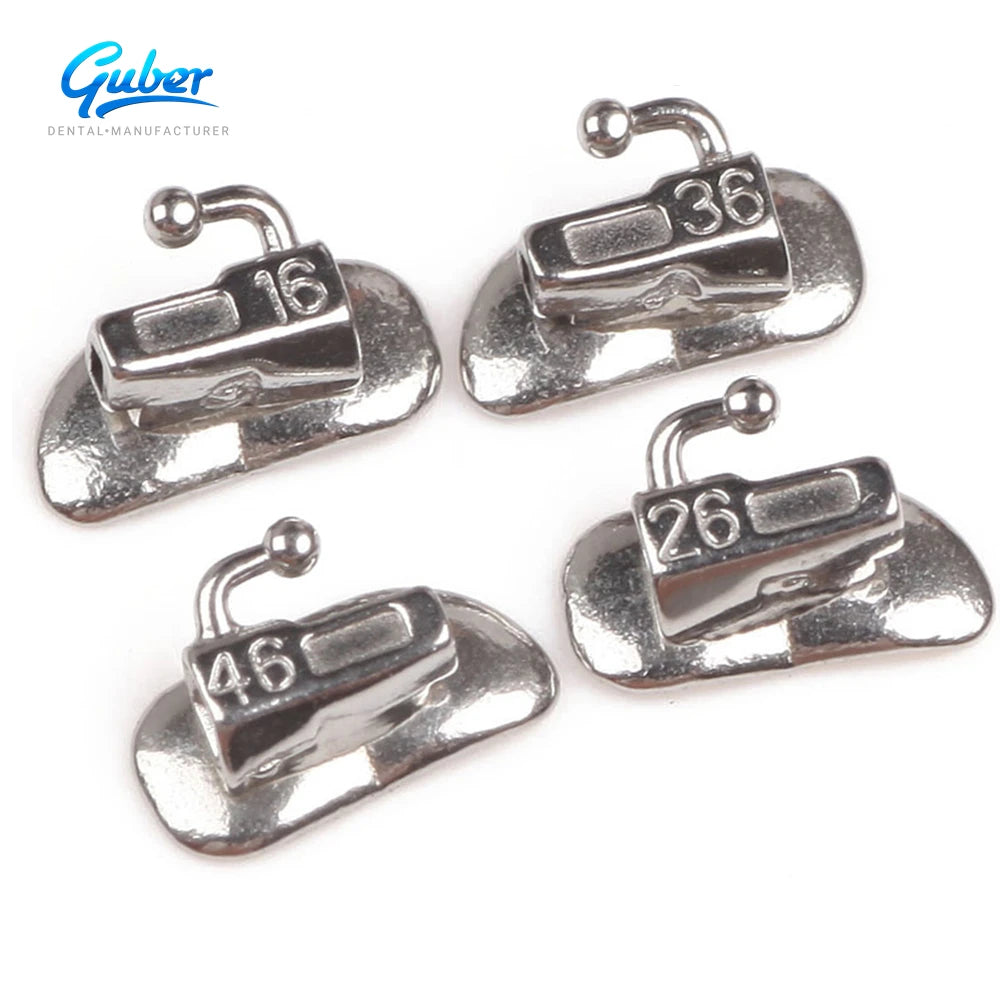 Guber Dental Ortodoncia 6 Molar Braces 022 Dentist Orthodontic First Molar Buccal Tube Multi-Purpose Oral Hygiene Product