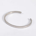 Fashionable Stainless Steel Bracelet with Premium Texture