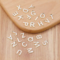 High Polish 18k Gold Plated Stainless Steel 26 Letter Charms - A-z Letters Shape Initial Pendant