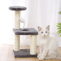 Manufacturer Wholesale Luxury Three-Layer Sisal Cat Scratching Post Kitten Climbing Jumping Tower Toy