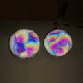 Promotional OEM Football Training Equipment Durable Hi Viz Reflective rainbow Color Holographic Night Outdoor Soccer Match Ball