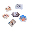 Different Shapes Sublimation Acrylic Magnet Clear Fridge Magnetic Sticker Blank Refrigerator Sticker
