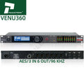 Paulkitson VENU360 Professional 3-in-6-out Active Audio Processor with Metal Construction for Stage Use and XLR Connectivity