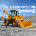 Free Shipping 4x4 Loader and Backhoe Excavator Wheel Mini Backhoe Loader MegaBDM