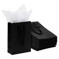 Black Light Unique Luxury High-class Portable Card Paper Bag Is a Necessary Gift for Young People's Party