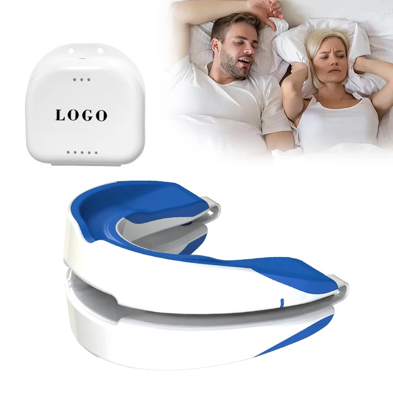 Snoring Mouth Guard Anti Snore Device Adjustable Oral Appliance Reduce Snoring Aid Snore Reducing Mouthpiece for Men and Women