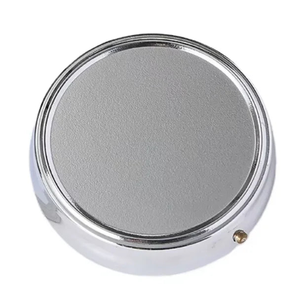 Mini Metal Medicine Box-Customizable Color and Pattern Durable Die-Cut Small Round Box-Promotional Gift