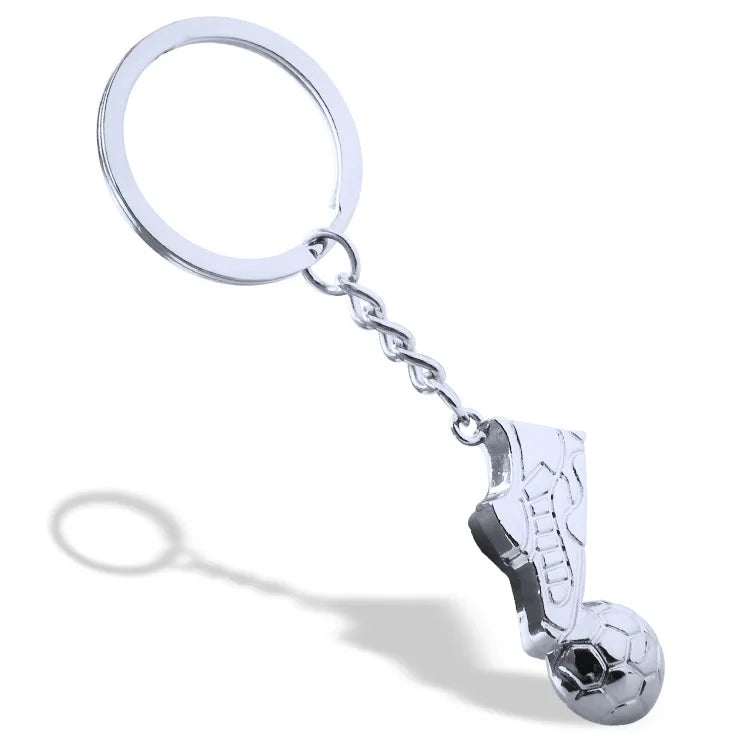 AA00233 Custom Shoe Football Keyring Metal Soccer Key Chain