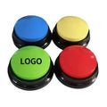 Custom Wholesale Pet Press Sound Bell Dog Buzzer Recordable Training Talking Cat & Dog Speaking  Buttons for Communication