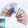 Novelty Metal Ballpoint Pen Touch Screen Crystal Filled Pen Promotional Creative Gift for Classmate Co-worker Student Stationery