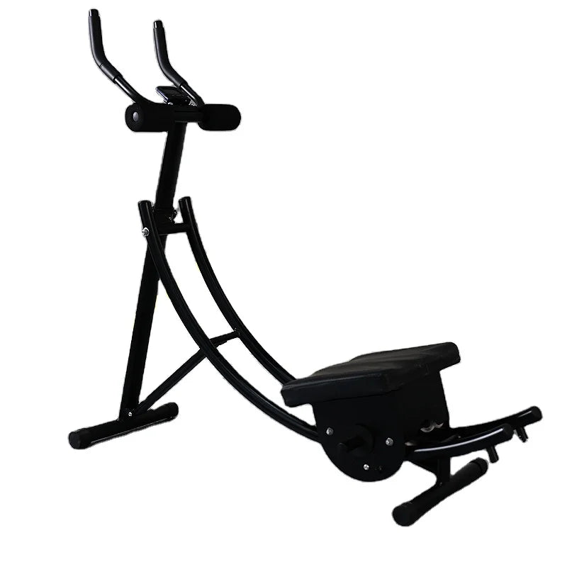ZHOYA SPORT Iron AB Coaster Supine Board Waist Rolling Trainer with for Wheels