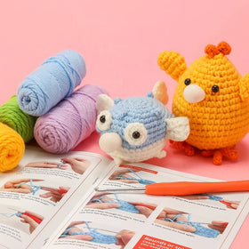Bohe Customize Crochet Kit Crochet Animal Crochet Octopus Crochet Frog Crochet Globefish for Adults and Kids