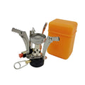 Portable Camping Stove Wind Resistance Gas Stove Great for Outdoor Backpacking Compatible with Propane Gas Bottle